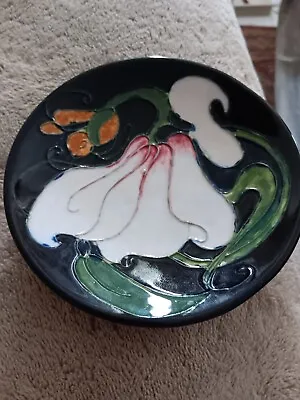 Moorcroft Pottery Floral Pattern Small Plate Pin Dish 4.5” Signed M GOODMAN 2007 • $15.95