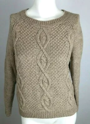 H&M LABEL OF GRADED GOODS Women's Sweater Sz Small Beige Wool Blend • $15