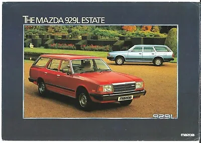 Mazda 929 L Estate 1980-82 UK Market Foldout Sales Brochure • $24.89