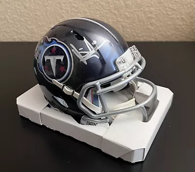 Vince Young Speed  Tennessee Titans Autographed Signed Mini Helmet PSA COA Auto • $54.99