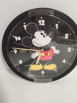 Mickey Mouse Lorus Quartz Clock It Works • $15