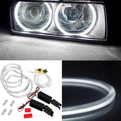 4pc LED Angel Eyes Halo Lamp Ring Car Headlight For BMW E36 E38 E39 E46· • $27.99