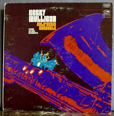 Gerry Mulligan California Concerts Near Mint Promo Zoot Sims Bob Brookmeyer • $7.99