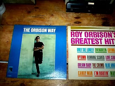 $39.95 • Buy ROY ORBISON ( 2 ) MONO Vinyl LP Lot: THE ORBISON WAY / ROY'S GREATEST HITS Vg+ 