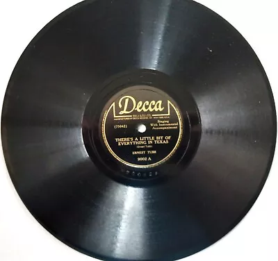 Ernest Tubb - Little Bit Of Everything In Texas - 1946 Country 78 Rpm • $3.75