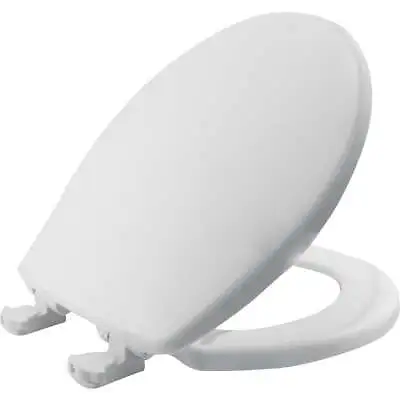 Mayfair Round Closed Front Slow Close White Plastic Toilet Seat 80SLOW-000 • $30.51