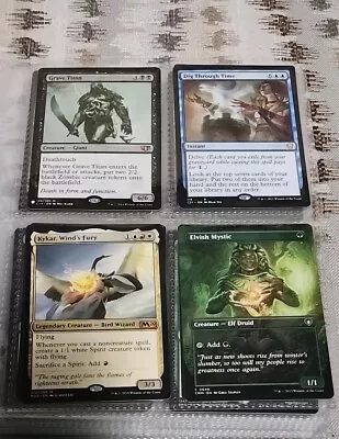 MTG Binder Pages Collection Mostly Rares Magic The Gathering Lot • $46