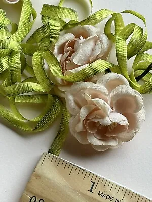 Antique French Ombre Ribbon Work Millinery By Yard • $6.49