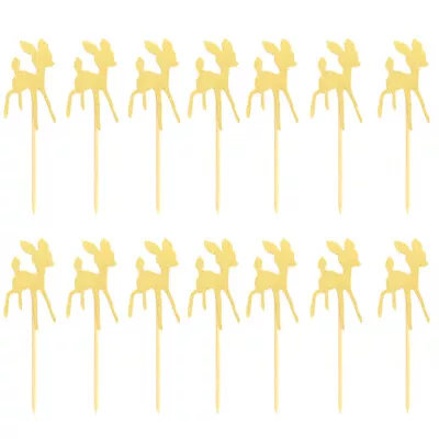  48 PCS Bamboo Baby Lovely Deer Cake Toppers Beautiful Decor • $7.79