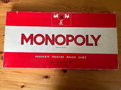 Monopoly Board Game Original Classic Vintage Red Box Metal Pieces 1972  • £4