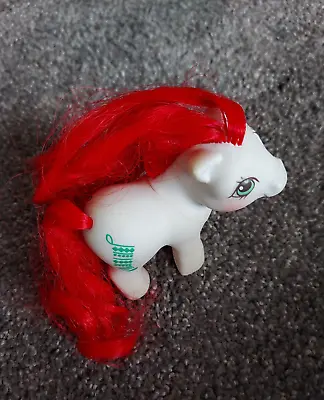 Hasbro 1984 My Little Pony Baby Stocking Kellog's Christmas Mail Away Red Green • $12.19