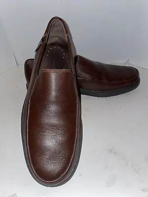 Mephisto Men's Size 8 Shoes Brown Leather Loafer Slip On • $24
