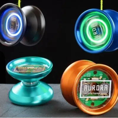 MagicYoYo Aurora LED Yo-Yo - Multi Colored Lights - 6061 Aluminum YoYo • $28.99