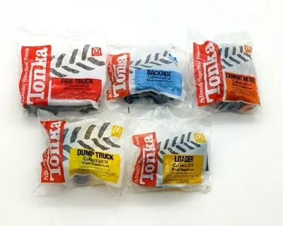 New McDonalds Happy Meal Tonka Truck Toys. Complete Set Of 5 - 1992  • $13.33