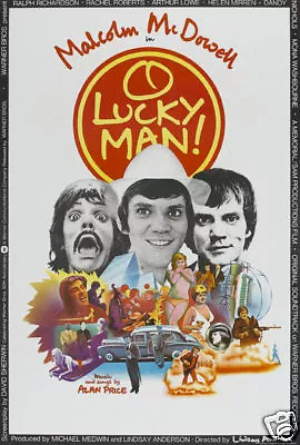 O Lucky Man Malcolm McDowell #2 Movie Poster Print • $6.49