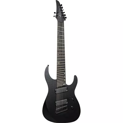 Legator Ninja N8FP 8-String Multi-Scale Guitar Ebony Fretboard Stealth Black • $849.99