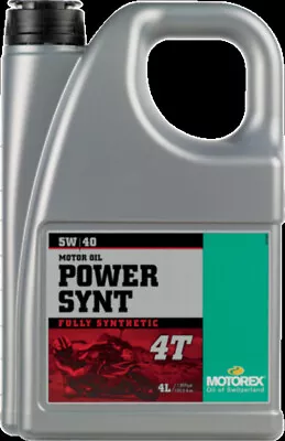 Motorex 172252 Power Synt 4T Engine Oil - 5W40 - 4 L • $66.49