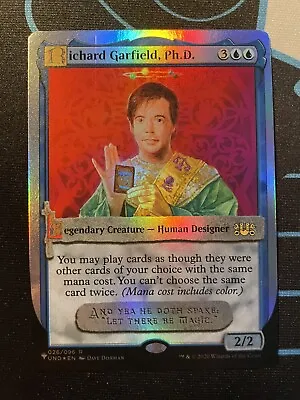 Richard Garfield Ph.D. FOIL MTG The List Unfinity Magic The Gathering • $50