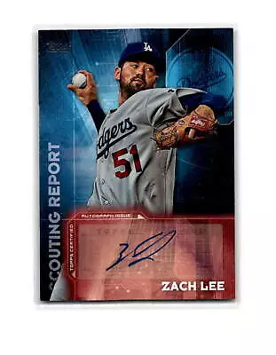 2016 Topps #SRA-ZL Zach Lee Scouting Report Autographs • $2.99