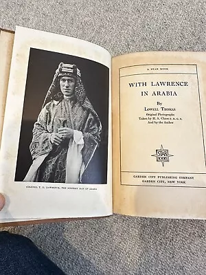 1924 With Lawrence In Arabia Lowell Thomas T. E. Lawrence Arab Revolt • $19.90