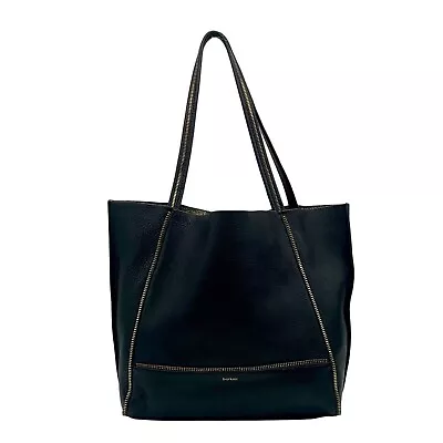 Botkier New York Soho Black Leather Tote Bag • $75