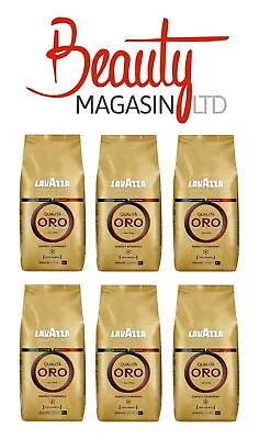 6 X 1kg Lavazza Qualita Oro Coffee Beans Free UK Delivery • £73.99