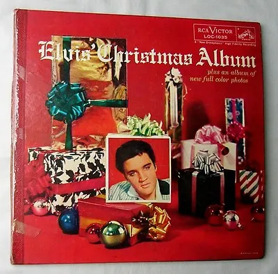 Elvis Presley~mega Rare 1957 Christmas Cover  Lp~wide Size~rca Loc 1035  • $2000