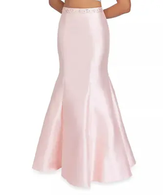 B. Darlin Skirt Size 1/2 Juniors Blush Pink Formal Mermaid Maxi Long NWT • $2.99