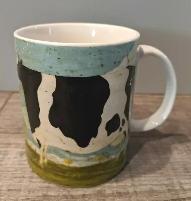 WARREN KIMBLE Gibson Animal Collection Coffee Mug Black & White Cow • $19.99