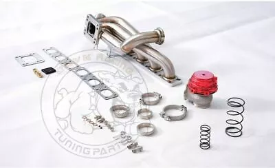 3mm T3/T4 Top Mount Turbo Manifold+44mmWastegate For E30 E34 M50 M52 M54 S50 S52 • $516