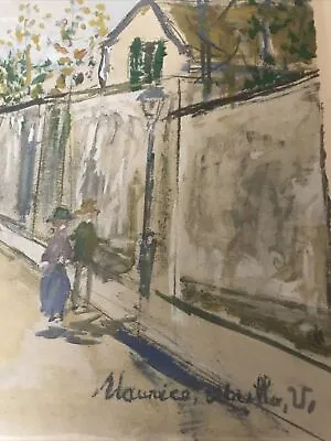 Maurice Utrillo - Un Coin Du Village - Lithograph - Print - Art - Signed - NYGS • $125