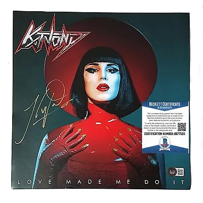 Kat Von D Signed Album Poster Love Made Me Do It Beckett Authentic Autograph COA • £103.45