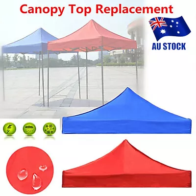 Garden BBQ Gazebo Top Cover Cloth Roof Replacement Fabric Tent Canopy 2x2m 3x3m • $51.99