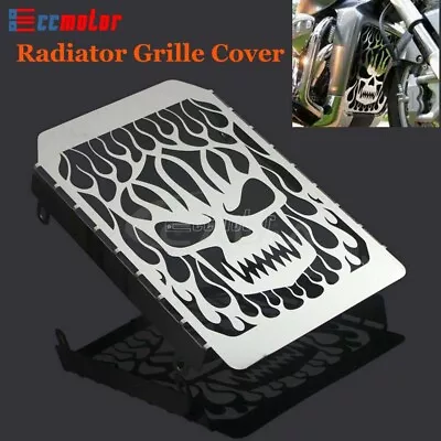 For Kawasaki Vulcan VN 1500 Classic Skull Flame Radiator Grille Cover Protector • $35.99