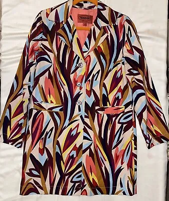 Missoni For Target Overcoat Duster 60’s Style Lightweight Cotton SZ Small • $28