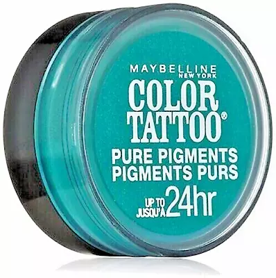 MAYBELLINE Color Tattoo Pure Pigments Eyeshadow 05 Never Fade Jade • $2.56