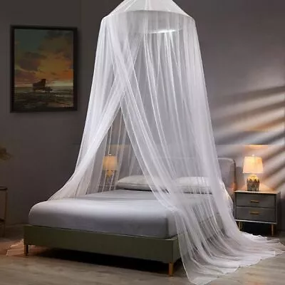 Mosquito Net For Bed King Size Bed Canopy Hanging Curtain  Princess Round/ • £11.16