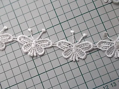 Embroidered Viennese Butterfly Trim By The Meter • £2.99