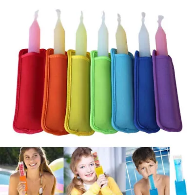 1/5/10PCS Colorful Icy Pole Holders Zooper Dooper Cover Kids Ice Lolly Iceblock • $12.79