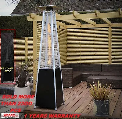 £154.89 • Buy  Pyramid Patio Gas Heater Outdoor13KW Garden Fire BBQ Gril Steel Metal Regulator