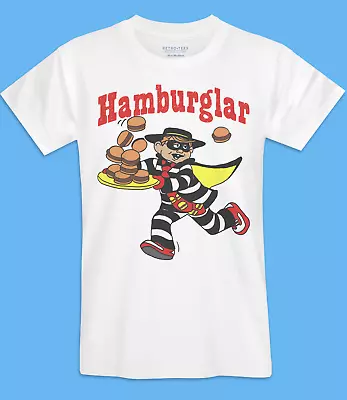 Retro Tees Men's McDonalds Hamburglar Burger Lover T-Shirt S M L XL XXL Gift Top • £17.99