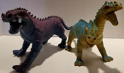 VINTAGE 1984-1985 Imperial HONG KONG Komodo Dragon And Two Headed Dragon Monster • $47.99