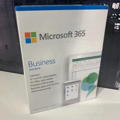 Microsoft Office 365 Business Standard Word Excel PowerPoint Outlook 1 Year New! • £99.99