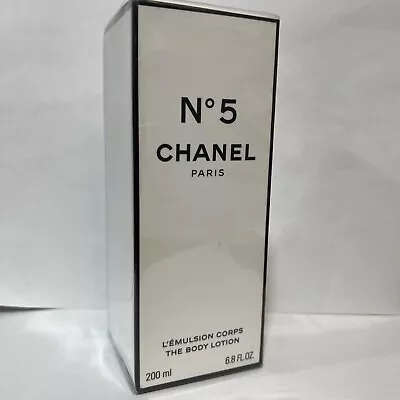 $94.90 • Buy CHANEL No 5 Women 6.8oz / 200ml The Body Lotion NEW PACKING IN SEALED BOX FRESH