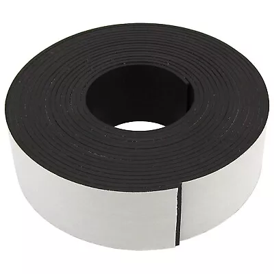 Magnetic Strip Tape Flexible Roll Adhesive Backed Magnet Strong Sticky Back-10Ft • $17.96