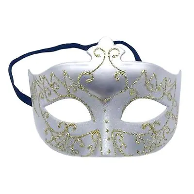 Masquerade Mask Cosplay Men Mardi Gras Mask For Party Festival Role Playing • £6.68