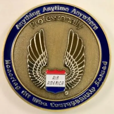 Air America Challenge Coin Vietnam War Laos Cambodia Vintage Aviation CC-0101 • $34.95