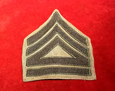 Original Wwii Usmc Staff Sargeant Chevron Wool Patch - Ww2 • $4.25