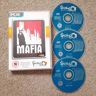 Mafia 1 PC GAME CD ROM ACTION CRIME SHOOTER STRATEGY GANGSTER ILLUSION SOLDOUT • £4.99