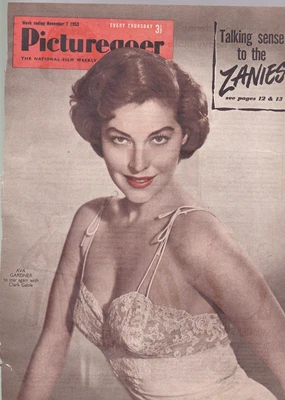 £2.19 • Buy Ava Gardner A4 Cover Page, Picturegoer Nov 1953